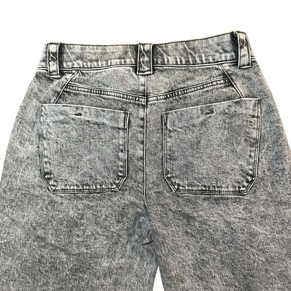 Democracy "Ab"solution® Skyrise Wide-Leg barrel jeans size 2 acid wash NWT - Picture 5 of 9